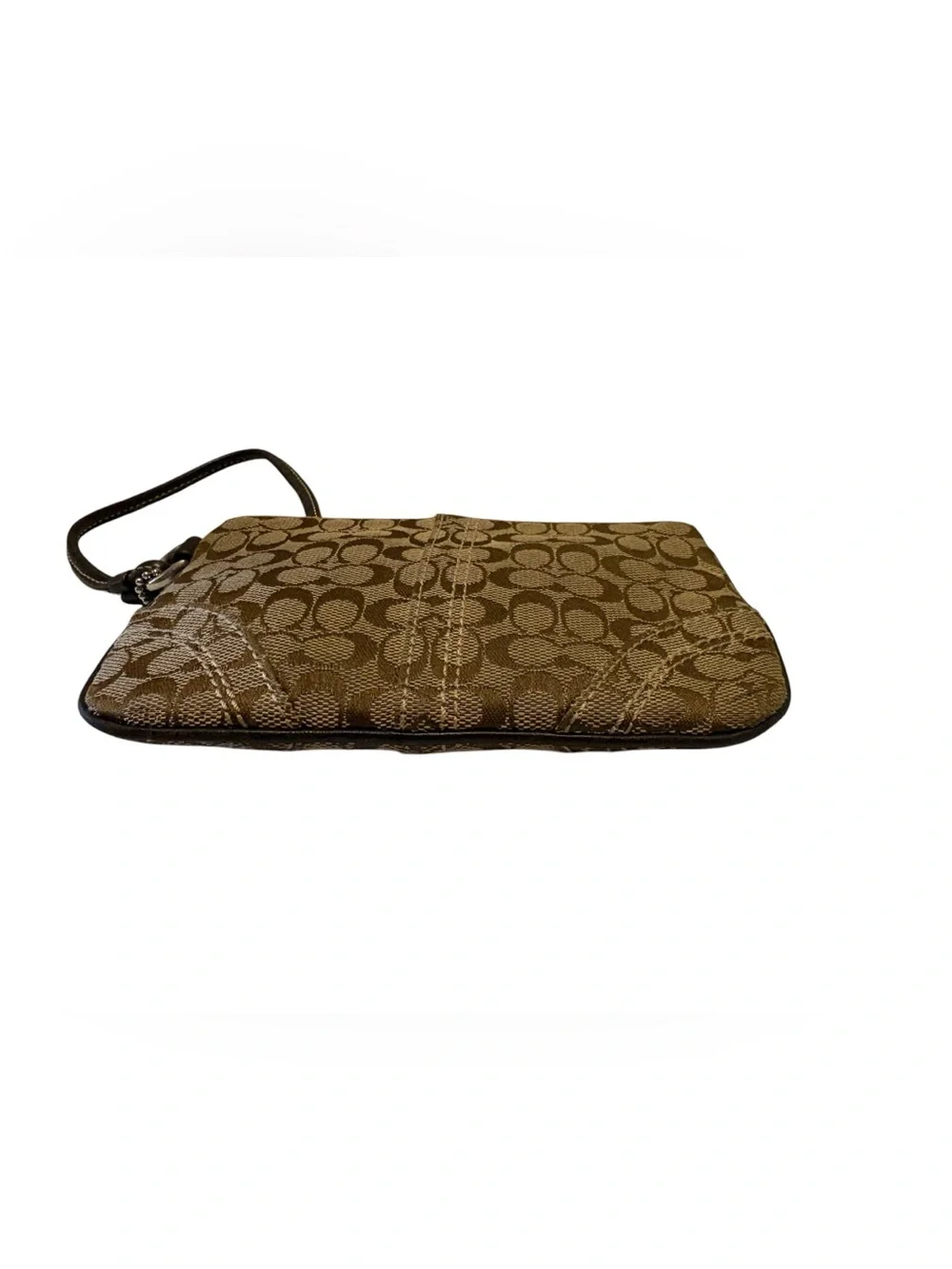 Coach Vintage Y2K Signature C Canvas Wristlet.